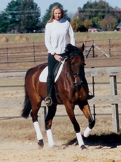 Painted Dancer aka "Tango" with Ashley. November 2005