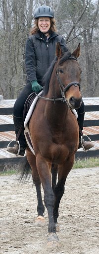 OTTB for sale. Pride of the Fox with Nancy Woodruff up. February 17, 2007