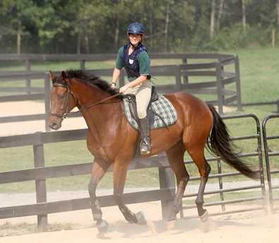 Snowdance Kid and Kimberly Horne at the GDCTA Kudzu Klinic