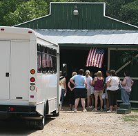 Georgia teachers toured Bits & Byte Farm on June 27, 2007.
