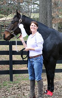 Stevie Loverboy won fourth place at his first hunter pace. March 1, 2008