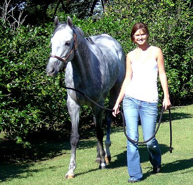Megan and her mom Robin purchased Sing D Song from our Prospect Horses for Sale page in September 2006