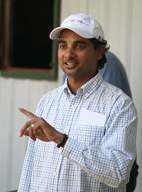 Equestrian Olympian - Imtiaz Anees is one of the trainers who help us train our OTTBs at Bits & Bytes Farm
