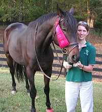 Big Money and mom Marie finished second at a combined training competition at Oxer Farm. - October 7, 2005 
