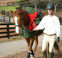 Darcy wore the barn door wreath without a second look.