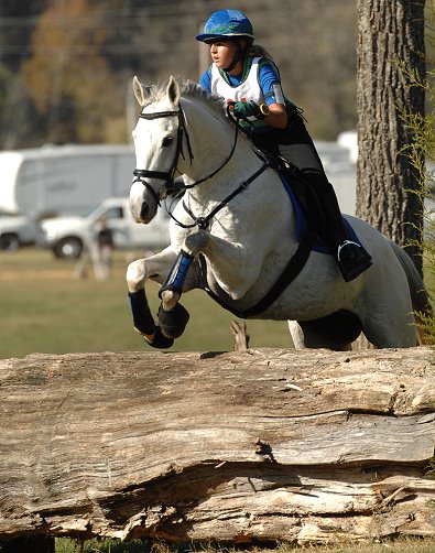 OTTB Grayboo and Amanda Cunefare at River Glen Horse Trials - November 18, 2007