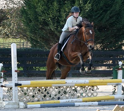 Ikon and his mom Beth Macintire during a visit to Bits & Bytes Farm. December 18, 2006
