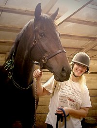 Irish Morning Mist and his mom