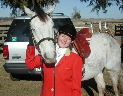 Smokey and Amy enjoy foxhunting and eventing.