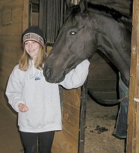 Stanley and his new mom.
