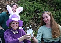 Darrith, Elizabeth and Lise celebrate a successful and fun day!