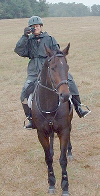 Camera techniques on horseback.