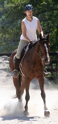 The Marietta Psychologist - Nancy Woodruff and horse horse Dream Pusher.