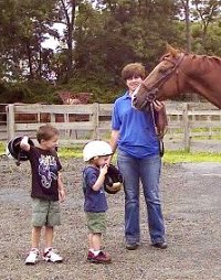 OTTB - Dr. Kenny Winn has become a "family" horse