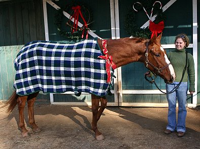 "Skinny" goes home with his new mom Jessica Hughes! December 12, 2005
