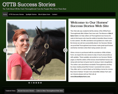 OTTB Success Stories site | Off-the-Track Thoroughbreds