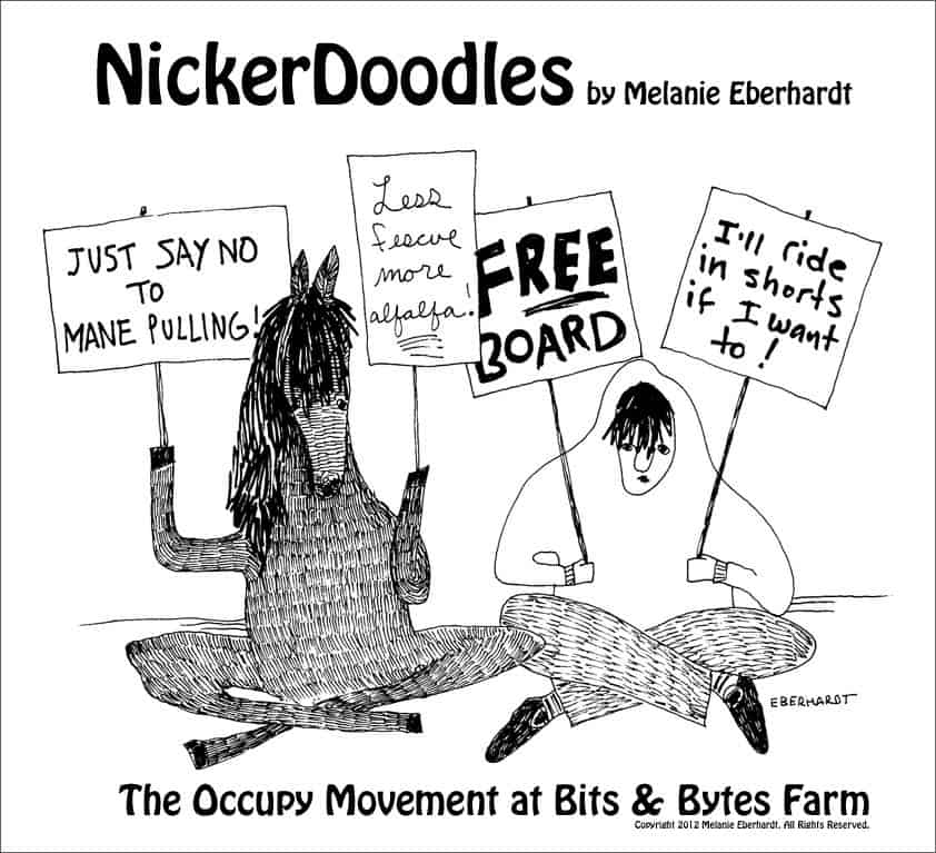"Nickerdoodle" - 'Occupy Bits & Bytes Farm' by Melanie Eberhardt