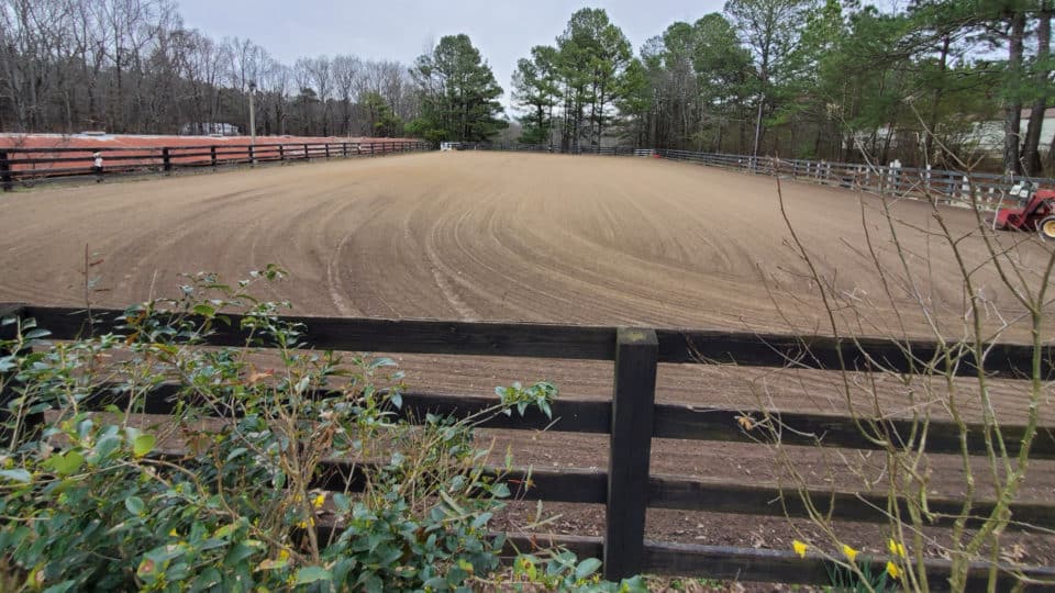 Riding Arena at Bits & Bytes Farm - February 23