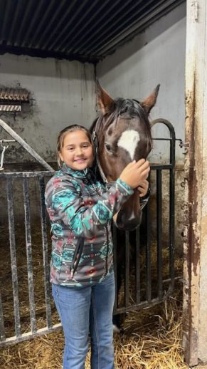 Omi Ten - Thoroughbred with her new family