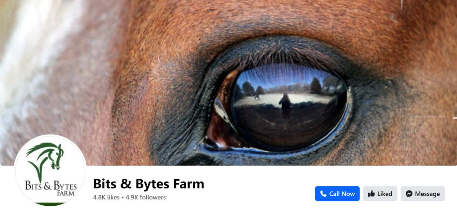 Follow Bits & Bytes Farm on Facebook